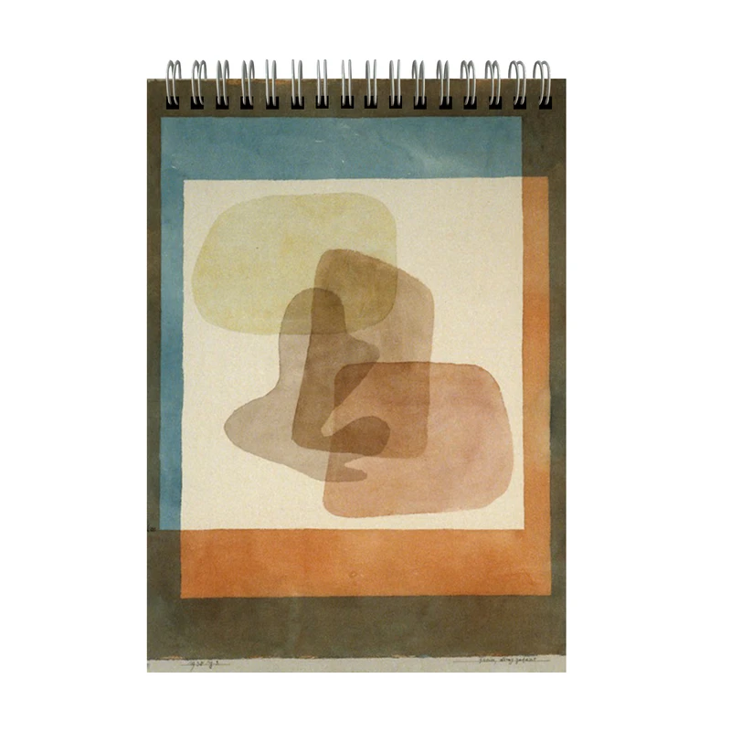 دفتر طراحی 40 برگ مدل فرم و رنگ هنری پل کله کد A5-28