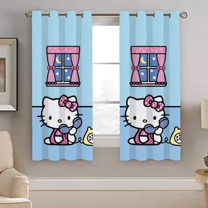 پرده نیروانا طرح کیتی کودک مدل هازان کد 8205 سایز 140×200 سانتی متر