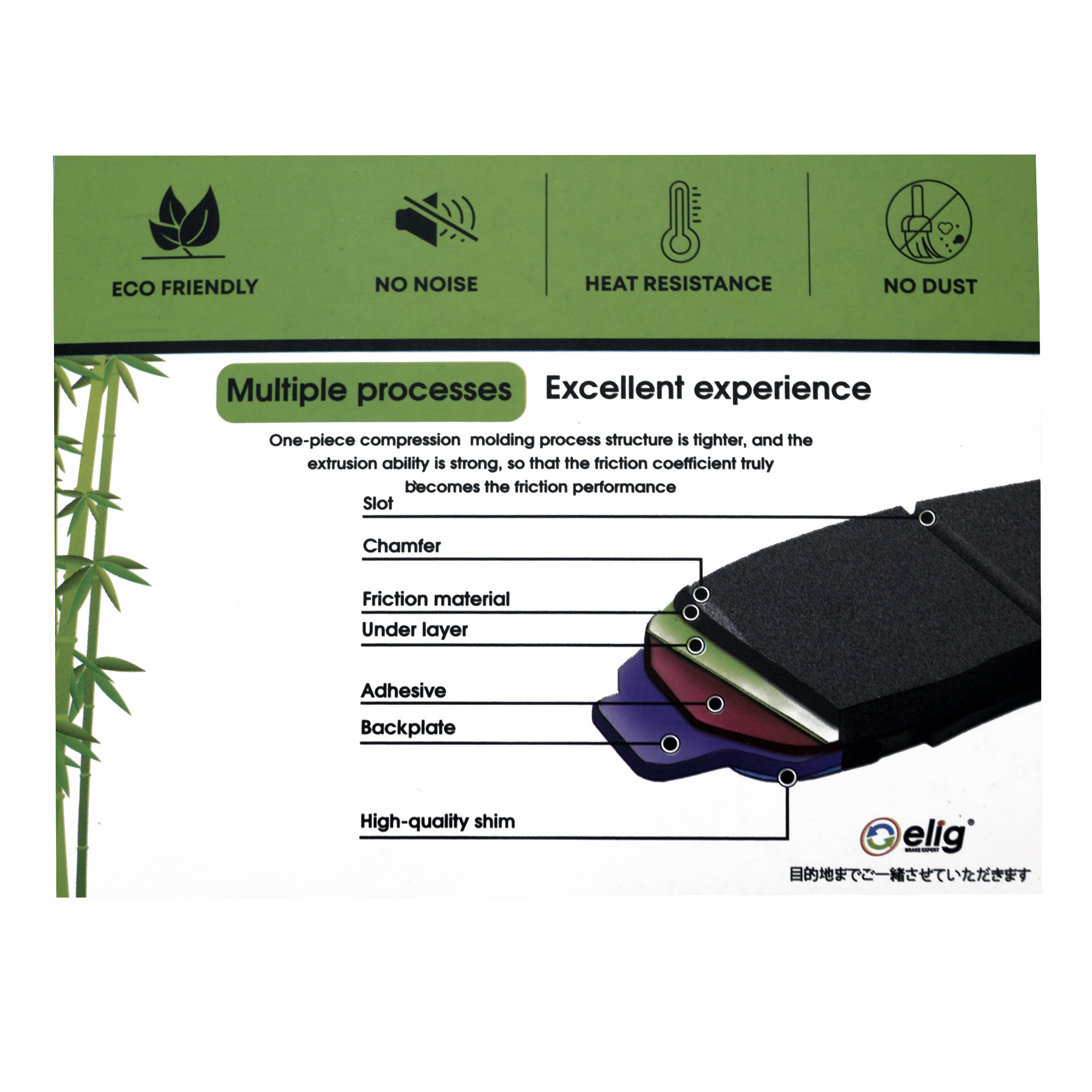 لنت ترمز جلو الیگ کد RA02 مناسب برای رنو ساندرو