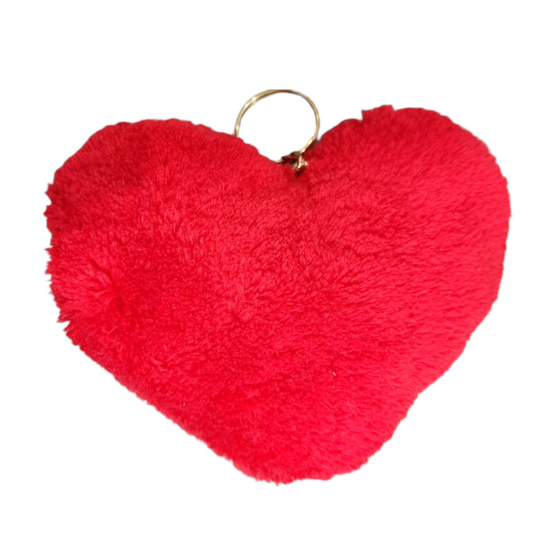 جاکلیدی دخترانه مدل قلب خز