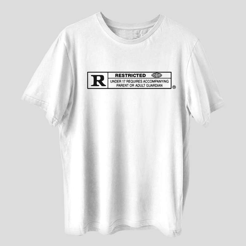 تی شرت آستین کوتاه مردانه مدل رپی محدودیت کد z230