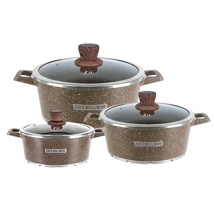 سرویس قابلمه شش پارچه زیو مدل Z-8400-22