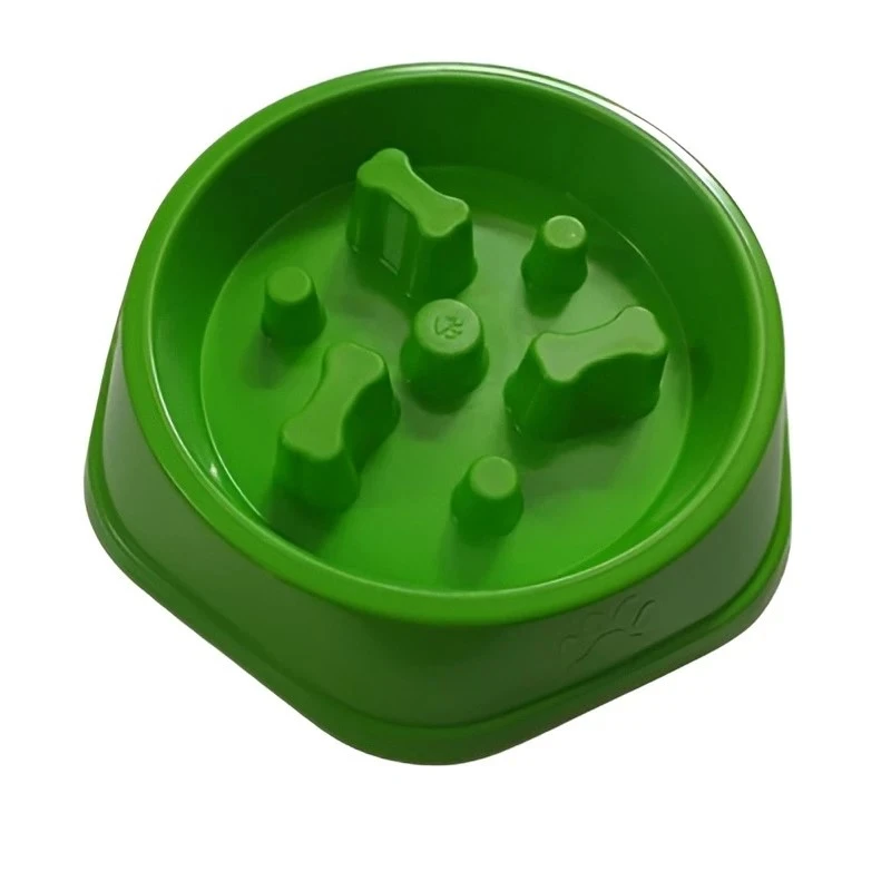 ظرف غذا سگ مدل آرام خور طرح استخوان کد M1