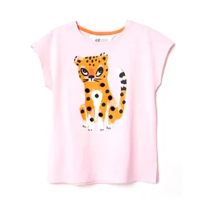 تی شرت آستین کوتاه دخترانه اچ اند ام کد 2618