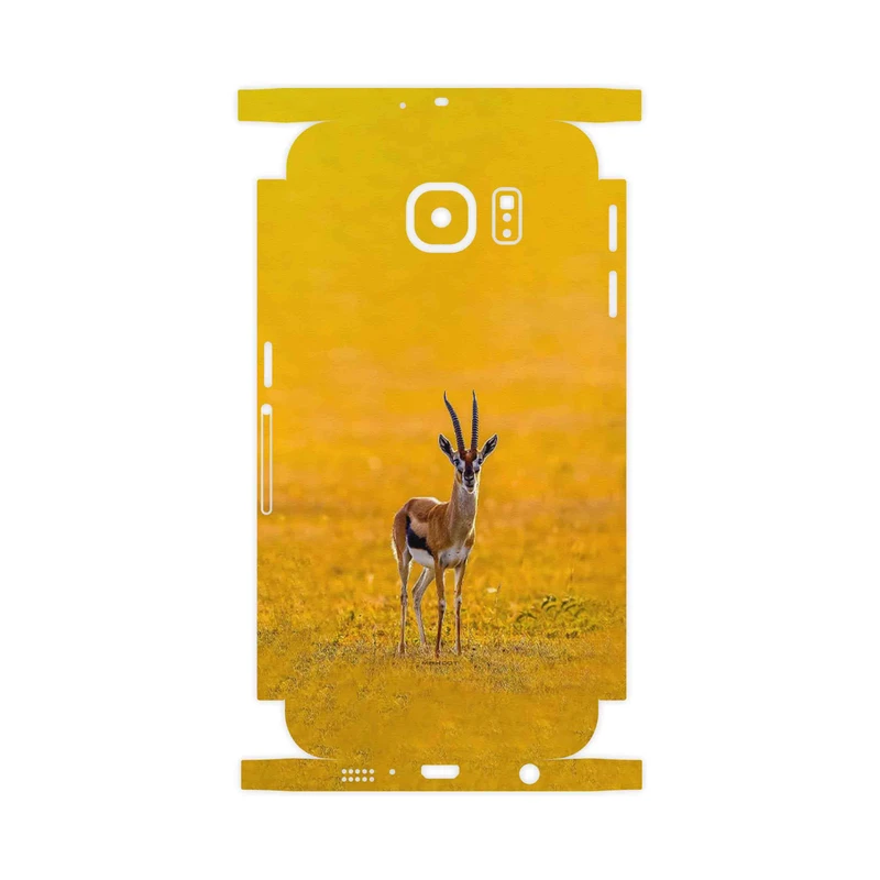 برچسب پوششی ماهوت مدل Gazelle-FullSkin مناسب برای گوشی موبایل سامسونگ Galaxy S6 Edge