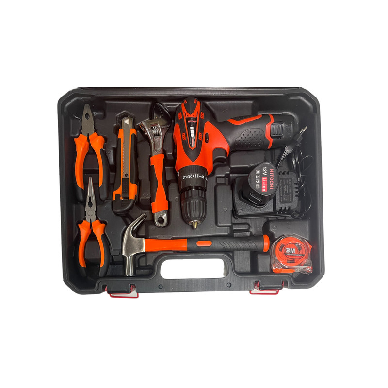 مجموعه 57 عددی دریل پیچگوشتی شارژی چکشی هیتوچی مدل 2022