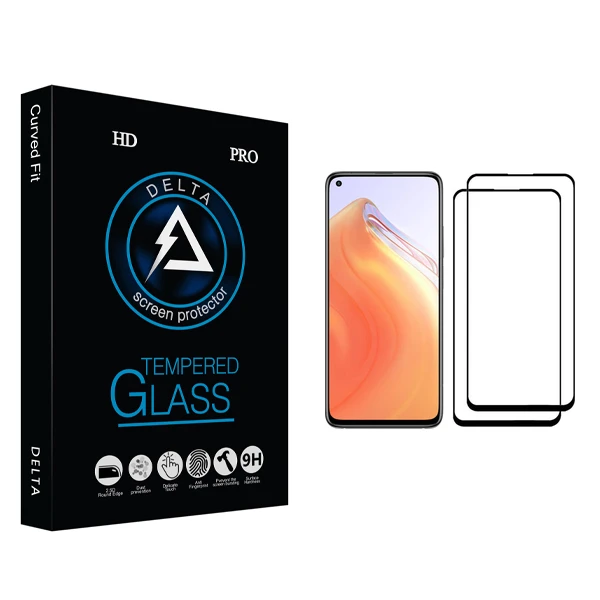 محافظ صفحه نمایش دلتا مدل HD مناسب برای گوشی موبایل شیائومی Mi 10T 5G بسته دو عددی