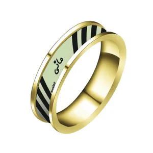 انگشتر ناکسیگو مدل شب تاب طرح مانی کد RT15140