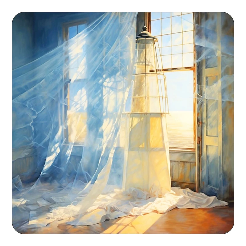 مگنت کاکتی طرح نقاشی رنگ روغن مدل mp70451