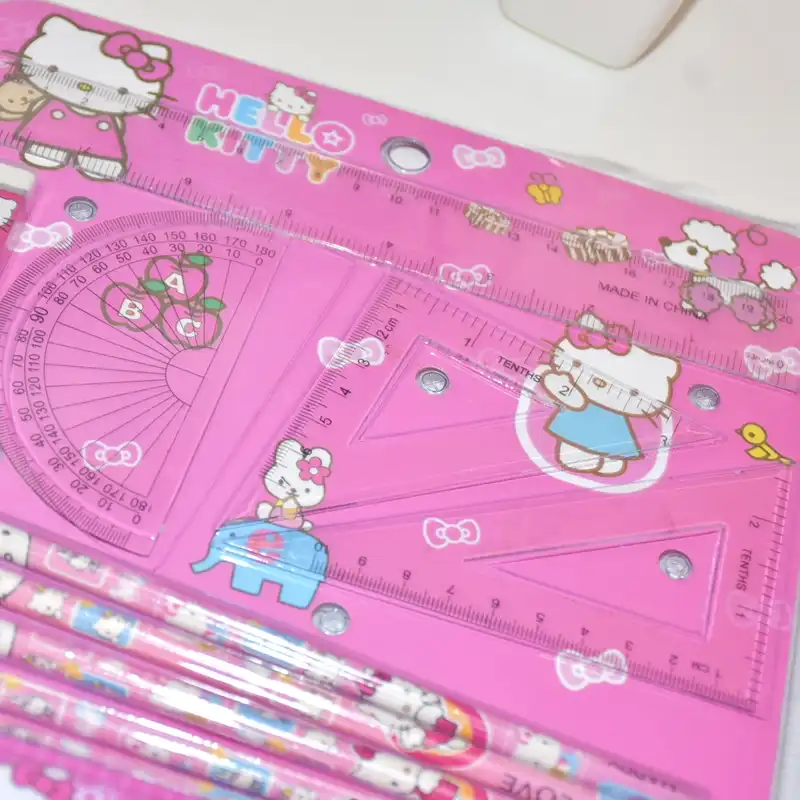 ست لوازم التحریر مدل کیتی مجموعه 12 عددی