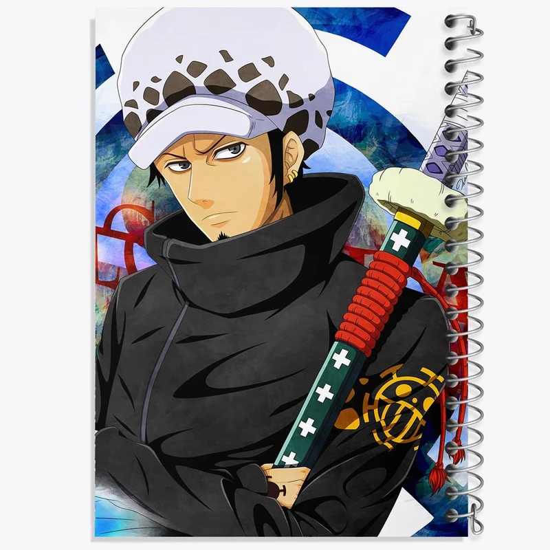 دفتر لیست خرید 50 برگ خندالو طرح ترافلگر انیمه وان پیس One Piece کد 17261