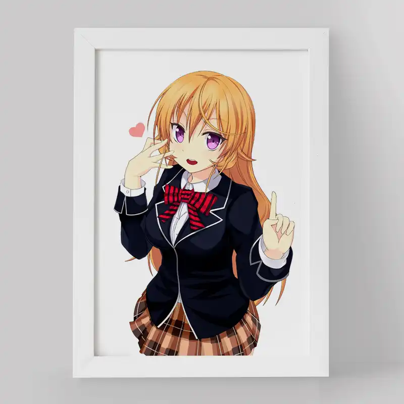 تابلو خندالو مدل ارینا انیمه جنگ غذاها کد 17023