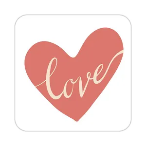 زیر لیوانی کاکتی طرح عاشقانه مدل mp39749