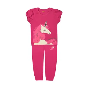 ست تی شرت و شلوار دخترانه مدل اشلی C