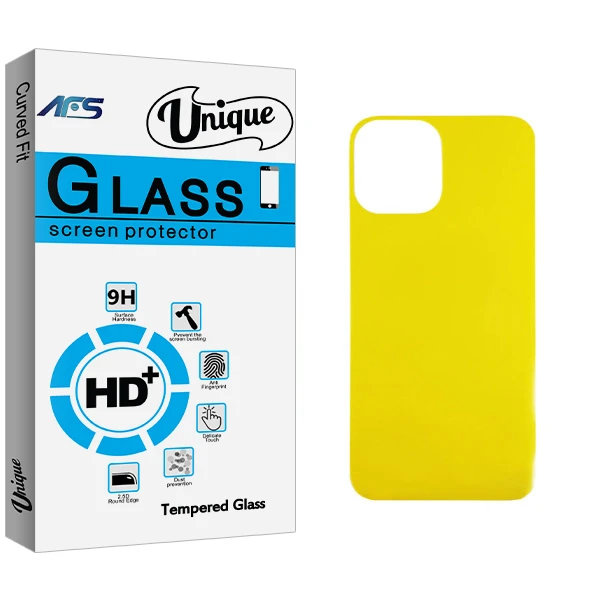 محافظ پشت نانو ای اف اس مدل Unique Glass مناسب برای گوشی موبایل اپل Iphone 12 pro max