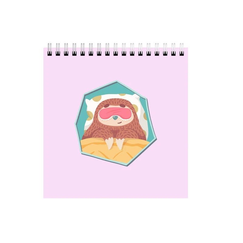 دفتر طراحی  مدل حیوان تنبل کد 5482685