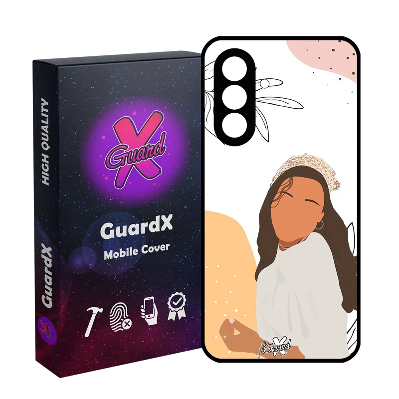 کاور گارد ایکس طرح دختر مدل 10367 مناسب برای گوشی موبایل سامسونگ Galaxy A17 4G / A17 5G