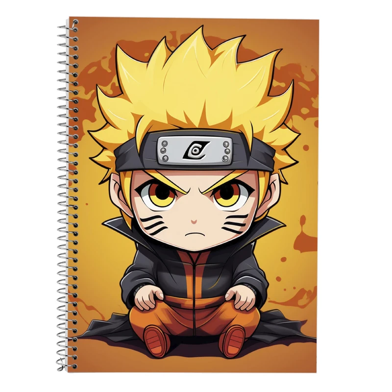 دفتر لغت 50 برگ مدوپد طرح Naroto کد DF11250