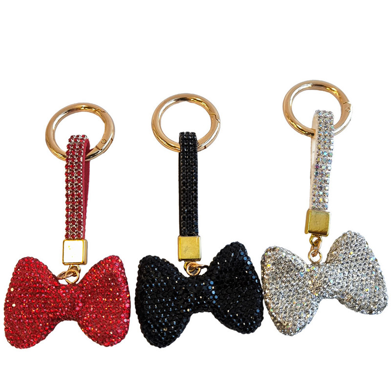 جاکلیدی زنانه مدل پاپیون نگینی جاکلیدی زنانه مدل پاپیون نگینی