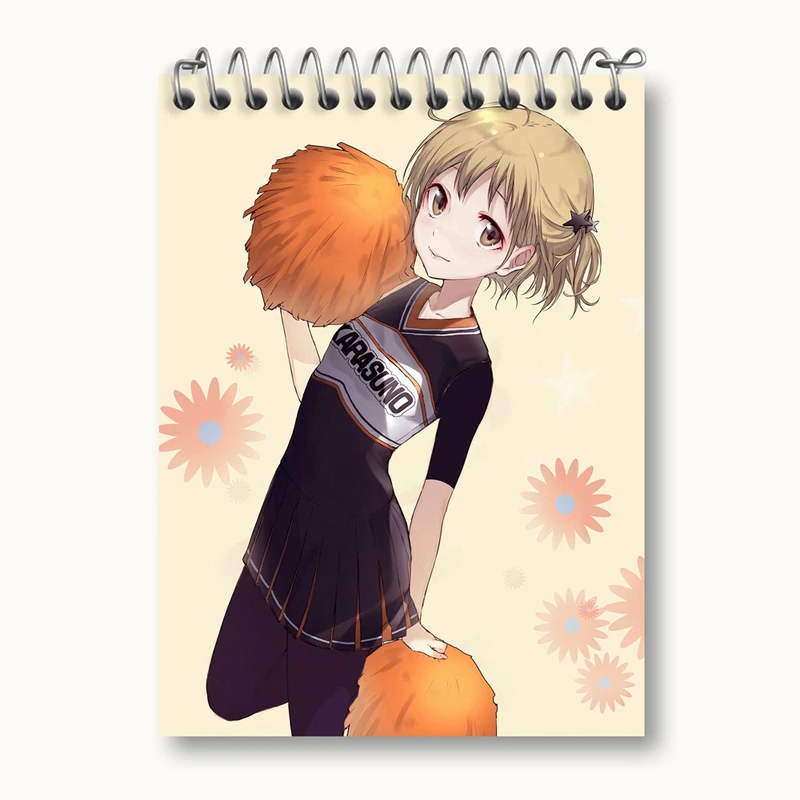 دفتر یادداشت 50 برگ خندالو مدل هیتوکا انیمه هایکیو Haikyu کد 17788