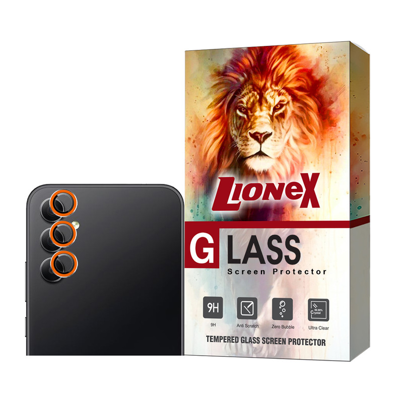 محافظ لنز دوربین لایونکس مدل SHABRANGL مناسب برای گوشی موبایل سامسونگ Galaxy A14 / A24 / A34 5G / A54 5G