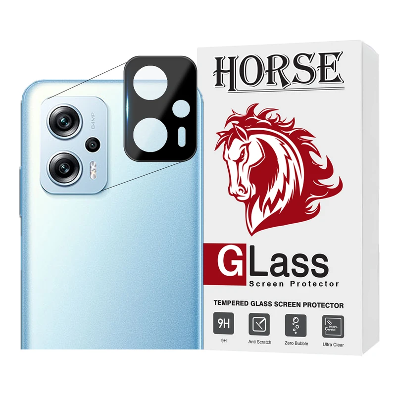محافظ لنز دوربین هورس مدل LENSFH مناسب برای گوشی موبایل شیائومی Poco X4 GT / Redmi Note 11T Pro / Redmi Note 11T Pro Plus / Redmi K50i
