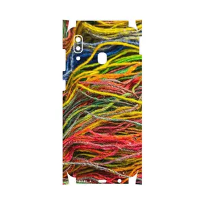 MAHOOT Fabric Texture 9-FullSkin Cover Sticker for Samsung Galaxy M10s