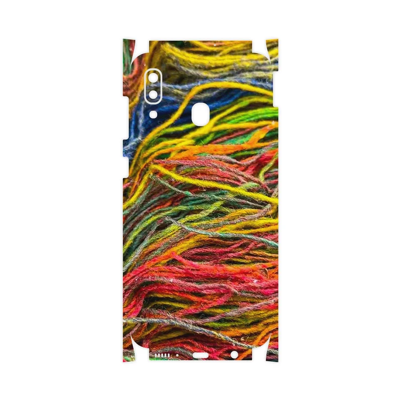 برچسب پوششی ماهوت مدل Fabric Texture 9-FullSkin مناسب برای گوشی موبایل سامسونگ Galaxy M10s