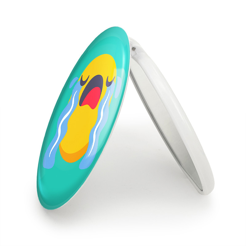 آینه جیبی خندالو طرح ایموجی Emoji مدل تاشو کد 3003