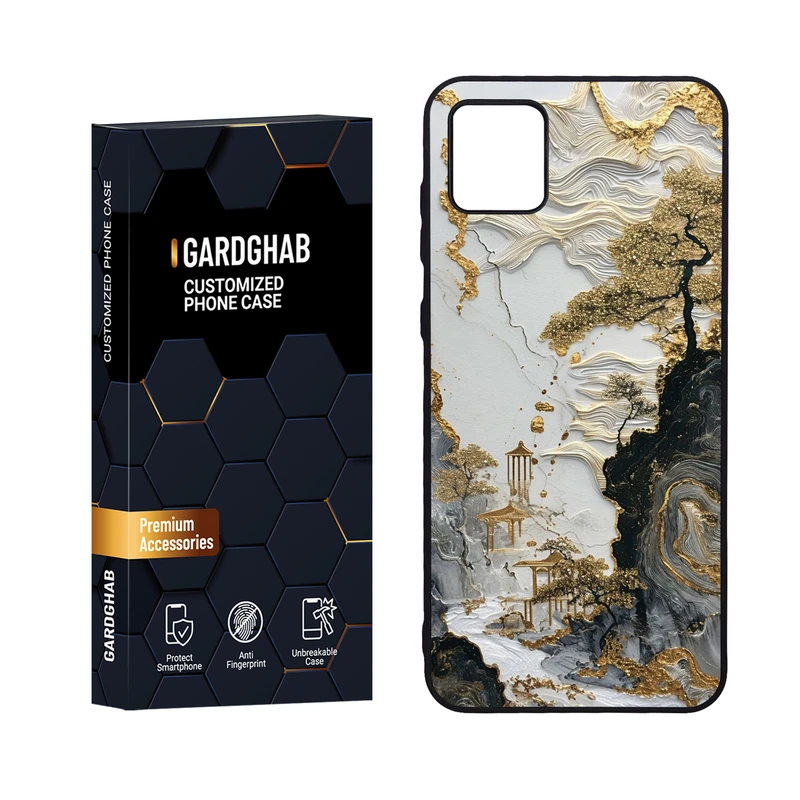 کاور گارد قاب مدل دورژله ای هنری مناسب برای گوشی موبایل سامسونگ Galaxy A04 4G