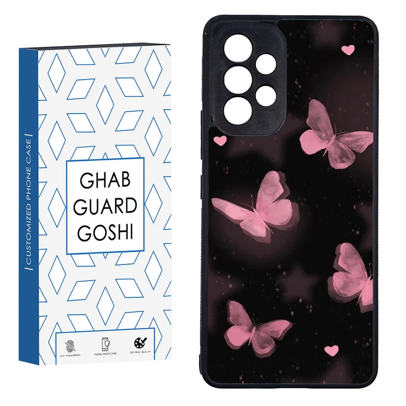 کاور قاب گارد گوشی طرح پروانه کد FB-182 مناسب برای گوشی موبایل سامسونگ GALAXY A23  