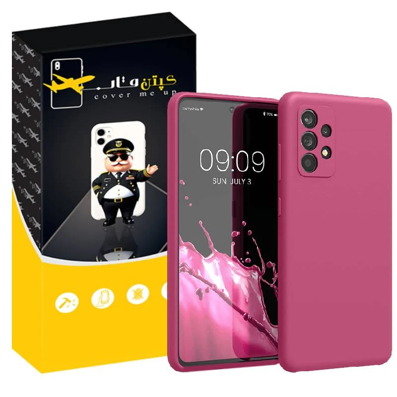 کاور کپتن قاب مدل Silic مناسب برای گوشی موبایل سامسونگ Galaxy A33 