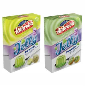 پودر ژله طالبی و کیوی کهربا - 100 گرم مجموعه 2 عددی