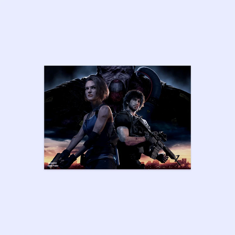 پوستر هومرو مدل فلزی طرح رزیدنت اویل کد PS725