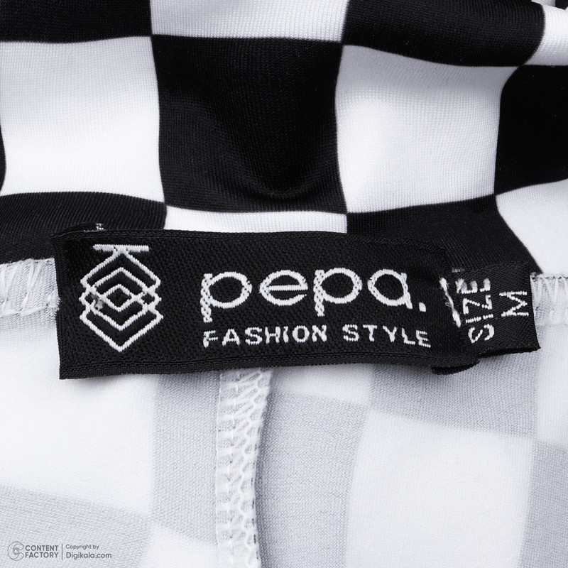 بادی آستین بلند زنانه پپا مدل checkered