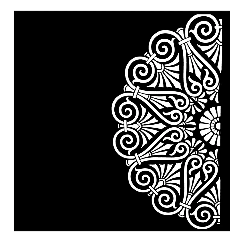  شابلون باتیس آرت طرح تذهیب کد 50-488