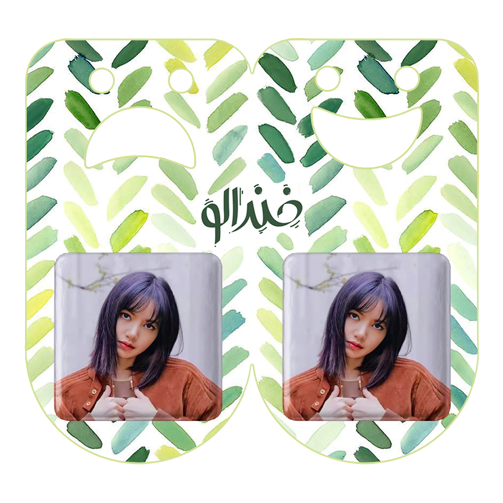 پیکسل خندالو مدل لیسا بلک پینک کد 14312 به همراه مگنت