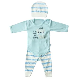 ست 3 تکه لباس نوزاد کد A39