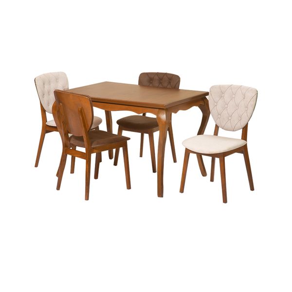 میز و صندلی ناهارخوری 4 نفره مدل ماهون کد 962