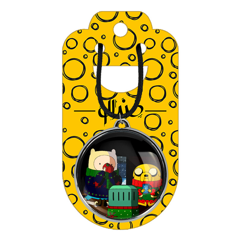 گردنبند خندالو مدل جیک و فین وقت ماجراجویی Adventure Time کد 2084220838 گردنبند خندالو مدل جیک و فین وقت ماجراجویی Adventure Time کد 2084220838