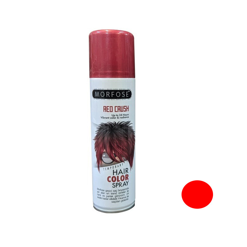 اسپری رنگ مو مورفوس مدل crush حجم 150میلی لیتر رنگ قرمز