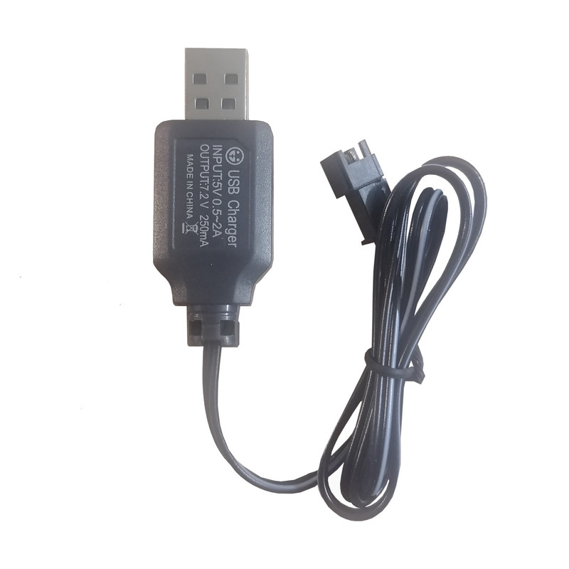 شارژر باتری ماشین کنترلی مدل 7.2V_USB_SM به همراه سوکت SM دو پین