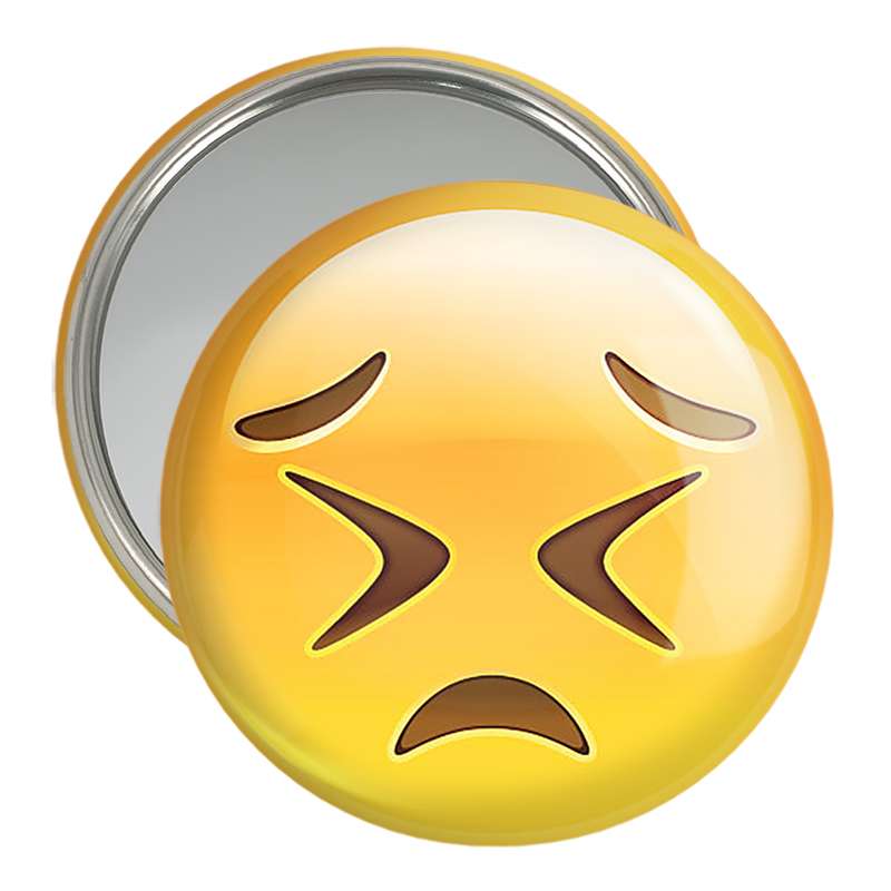 آینه جیبی خندالو مدل ایموجی Emoji  کد 1305