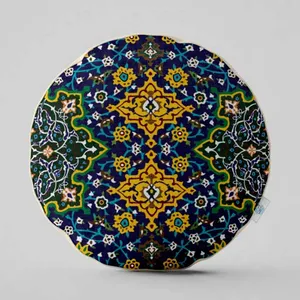 کوسن شمسه نگار مدل دایره سنتی گل کد B131