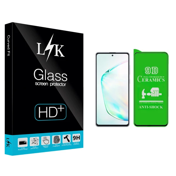 محافظ صفحه نمایش سرامیکی ال کی مدل Hard glass مناسب برای گوشی موبایل سامسونگ Galaxy A30s / A30 / A20