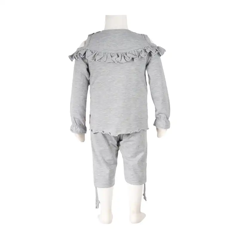 ست تی شرت و شلوارک نوزادی آدمک مدل گل  و پروانه کد 116532