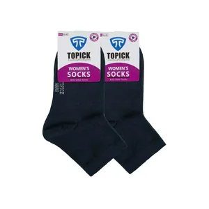 جوراب  نیم ساق زنانه تاپیک مدل نانو آنتی باکتریال بسته دو عددی