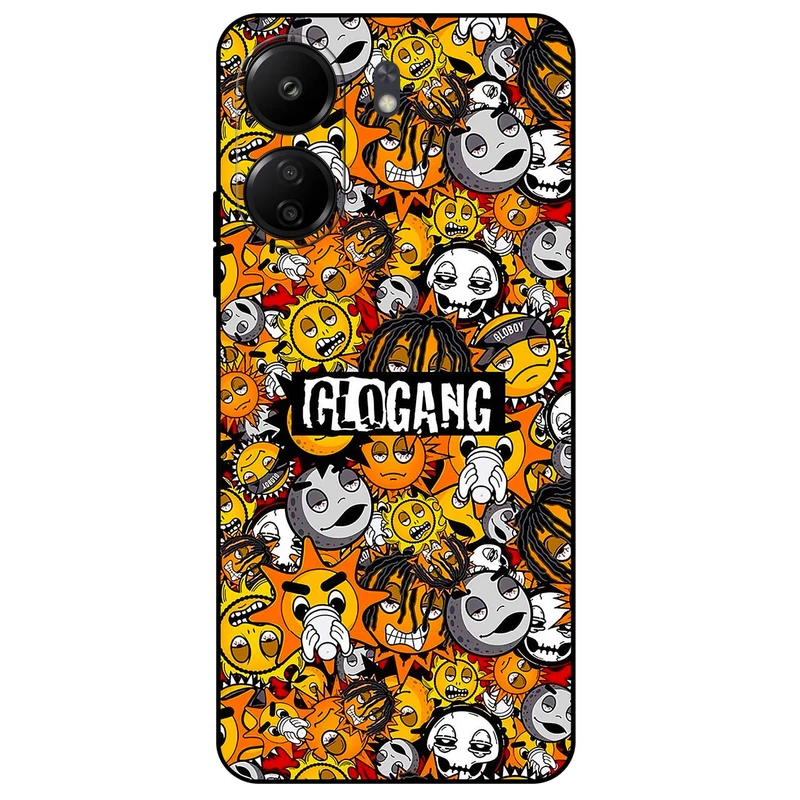 کاور مگافون طرح شکلک مدل 8243 مناسب برای گوشی موبایل شیائومی Redmi 13C