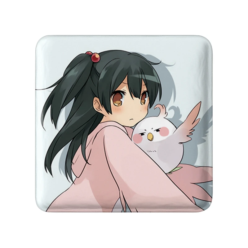 مگنت خندالو طرح میزوکی انیمه داگاشی کاشی Dagashi Kashi  مدل مربعی کد 22545