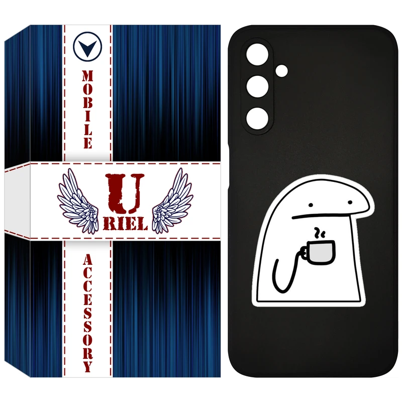 کاور یوریل قاب مدل KSH کد 79 طرح پوکرفیس مناسب برای گوشی موبایل سامسونگ Galaxy A24